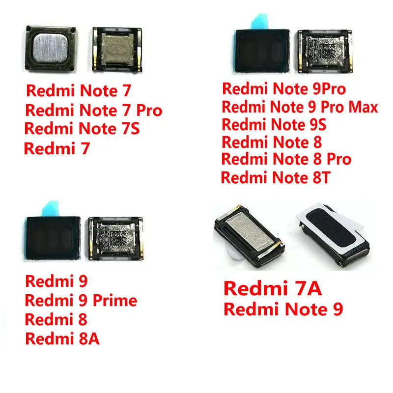 Новые Встроенные наушники, верхний динамик для XiaoMi Redmi Note 9 9S 8T 8 7 Pro Max 7S 8A 7A Prime
Новые Встроенные наушники, верхний динамик для XiaoMi Redmi Note 9 9S 8T 8 7 Pro Max 7S 8A 7A Prime