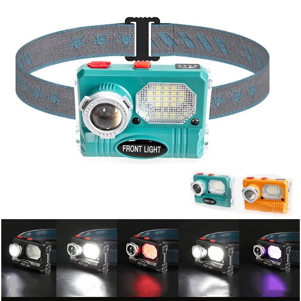 Recharge Headlight Super Bright Head Torch LED Headlamp COB Flashlight Built-in Battery Rechargeable Headlight Head Torch
Recharge Headlight Super Bright Head Torch LED Headlamp COB Flashlight Built-in Battery Rechargeable Headlight Head Torch