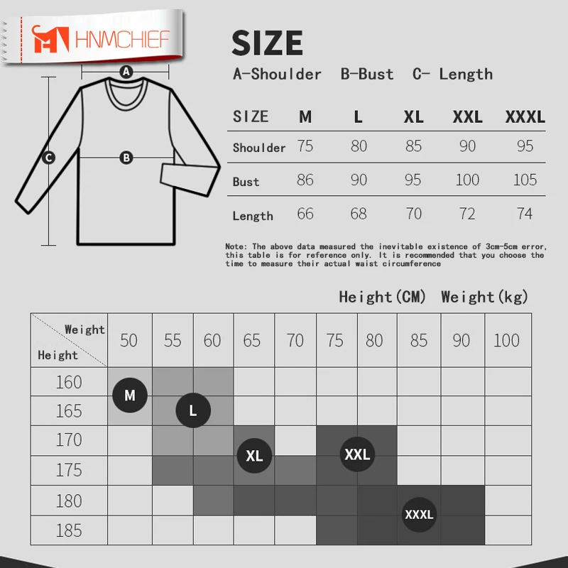 HNMCHIEF HOT SALE New Thermal Underwear Mens Long Johns Men Autumn Winter Shirt Warm Thick Size Men's Casual Pullovers M-XXXL
HNMCHIEF HOT SALE New Thermal Underwear Mens Long Johns Men Autumn Winter Shirt Warm Thick Size Men's Casual Pullovers M-XXXL