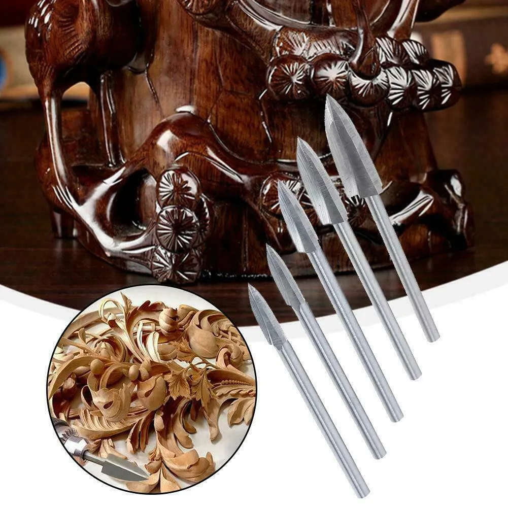 5pcs Wood Carving And Engraving Drill Bit Milling Cutter Carving Root Tools Wood Carving Tools File Boring Tool Metal Grinding
5pcs Wood Carving And Engraving Drill Bit Milling Cutter Carving Root Tools Wood Carving Tools File Boring Tool Metal Grinding