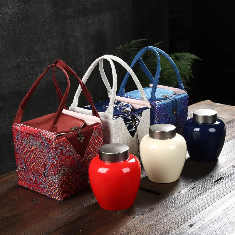 Red Blue Color Tea Jars Porcelain Dry Fruit Sealed Cans Birthday Gift Kitchen Storage Box Candy Coffee Stash Tank Tea Organizers
Red Blue Color Tea Jars Porcelain Dry Fruit Sealed Cans Birthday Gift Kitchen Storage Box Candy Coffee Stash Tank Tea Organizers