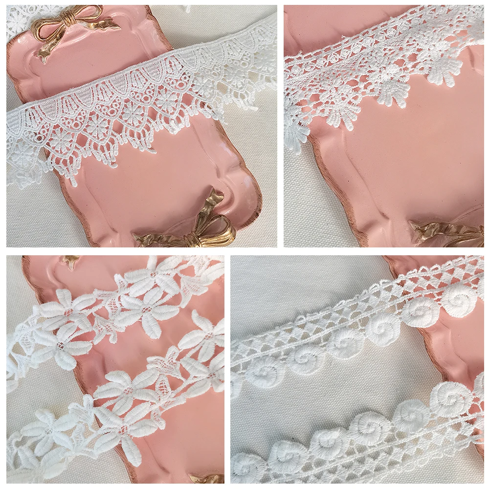 14Yards Cotton Embroidery Lace Ribbon Clothing Fabric Handmade DIY Material Garment Needlework Sewing Accessories 226
14Yards Cotton Embroidery Lace Ribbon Clothing Fabric Handmade DIY Material Garment Needlework Sewing Accessories 226