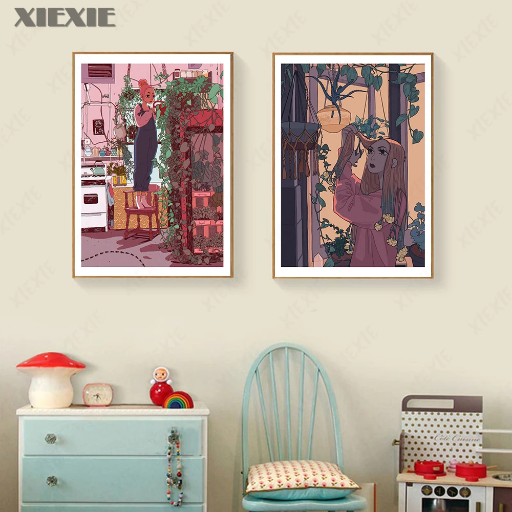 Cartoon Anime Japanese Girl Purple Style Memento Wall Canvas Painting Posters and Prints Art Aisle Living Room Unique Decoration
Cartoon Anime Japanese Girl Purple Style Memento Wall Canvas Painting Posters and Prints Art Aisle Living Room Unique Decoration