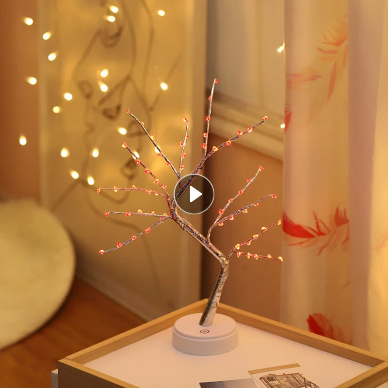 Fairy Night Light LED Christmas Tree Night Lamp Battery USB Operated Bedside Study Lamp For Room Desk Holiday Lighting Decorate
Fairy Night Light LED Christmas Tree Night Lamp Battery USB Operated Bedside Study Lamp For Room Desk Holiday Lighting Decorate