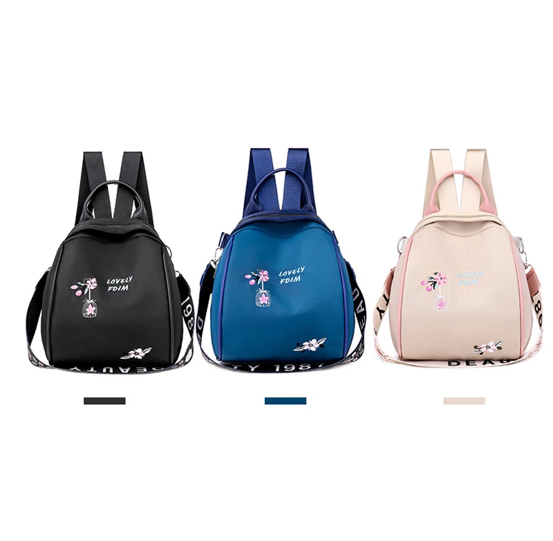 2020 Fashion Women Backpack Waterproof Backpack for Girl Embroidery Casual School Bags Youth Travel Large Capacity School Bags
2020 Fashion Women Backpack Waterproof Backpack for Girl Embroidery Casual School Bags Youth Travel Large Capacity School Bags
