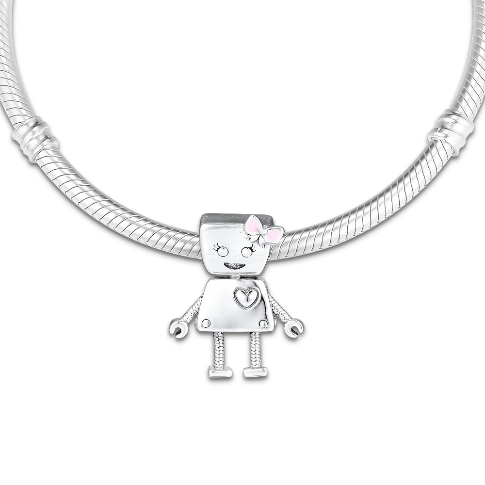 Мода 925 пробы серебро Bella Bot Серьги Подвески подходят к оригиналу Pandora браслет
