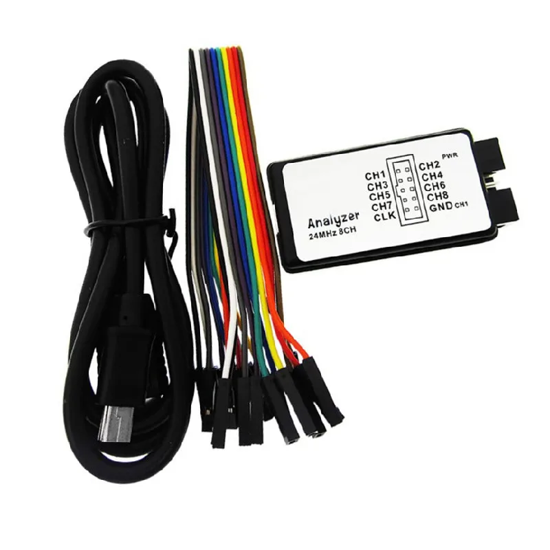 Новый логический анализатор USB 24M 8CH микроконтроллер ARM FPGA инструмент отладки 24 МГц 16 МГц 12 МГц 8 МГц 4 МГц 2 МГц логический анализатор
Новый логический анализатор USB 24M 8CH микроконтроллер ARM FPGA инструмент отладки 24 МГц 16 МГц 12 МГц 8 МГц 4 МГц 2 МГц логический анализатор