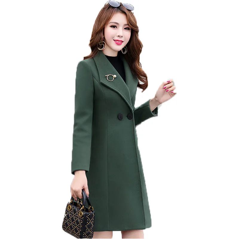 Autumn Winter Long Wool Coat Women Turn Down Collar Korean Clothing Elegant Slim Gray Woolen Blend Jackets Femme Plus Size M-2XL
Autumn Winter Long Wool Coat Women Turn Down Collar Korean Clothing Elegant Slim Gray Woolen Blend Jackets Femme Plus Size M-2XL