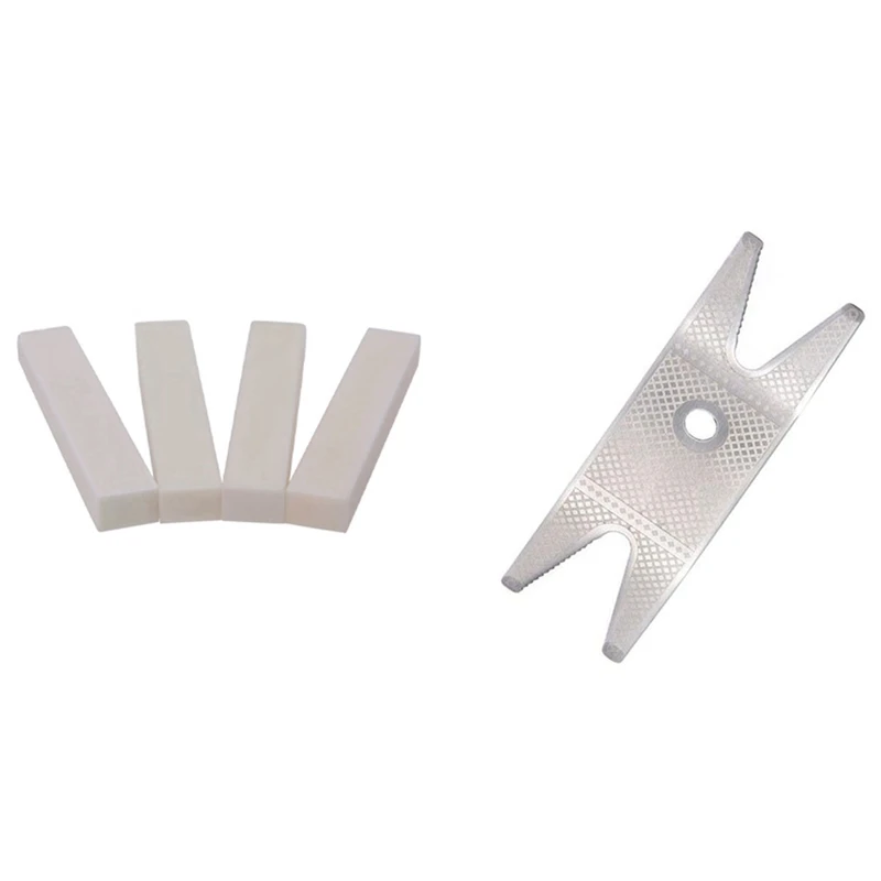 4Pcs Bone DIY Unslotted Nut For Guitar Bass String Instrument With Guitar Spanner Wrench Spanner Wrench Knob Jack Tuner
4Pcs Bone DIY Unslotted Nut For Guitar Bass String Instrument With Guitar Spanner Wrench Spanner Wrench Knob Jack Tuner
