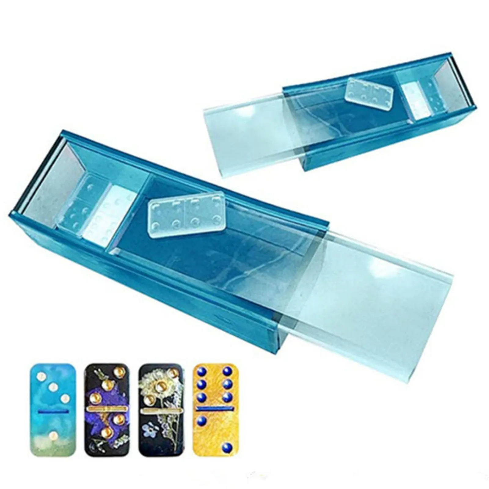 DIY Mould Domino Shiny Glossy Domino Box Silicone Mold Domino Game Box Resin Molds Storage Box For Gifts Casting Food Grade Mold
DIY Mould Domino Shiny Glossy Domino Box Silicone Mold Domino Game Box Resin Molds Storage Box For Gifts Casting Food Grade Mold