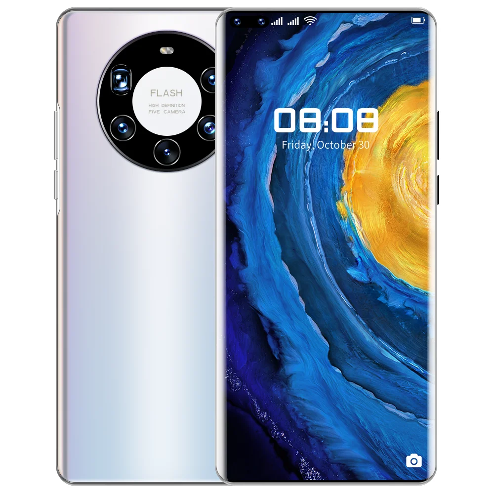 Mate40 Pro+ 7.2 inch Smartphones Android10 12GB+512GB 5G LET Mobile Phone MTK6889 10-Core 5800mAh Dual SIM Cellphones
Mate40 Pro+ 7.2 inch Smartphones Android10 12GB+512GB 5G LET Mobile Phone MTK6889 10-Core 5800mAh Dual SIM Cellphones