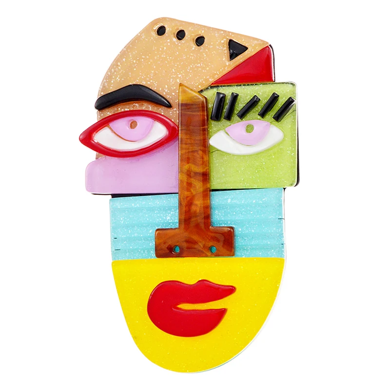 Blucome Acrylic Painting Portrait Brooch Women Men Brooch for Coat Suit Hijab Laple Pins Badage Casual Jewelry New Year Gifts.
Blucome Acrylic Painting Portrait Brooch Women Men Brooch for Coat Suit Hijab Laple Pins Badage Casual Jewelry New Year Gifts.