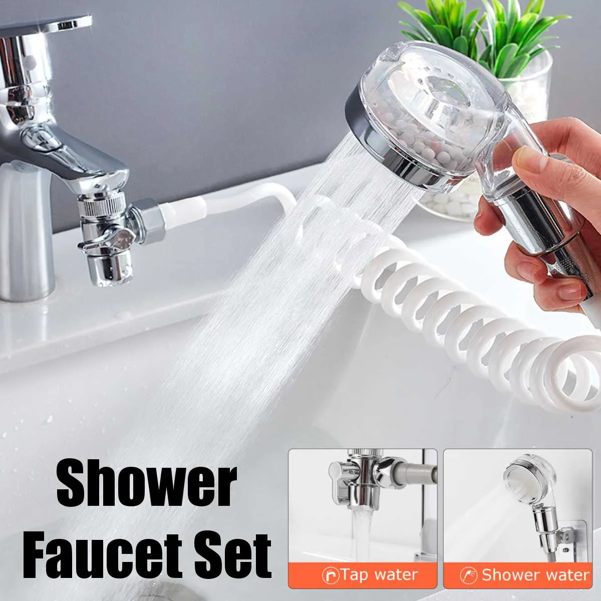 High Pressure Water Saving Washing Hair Basin Faucet External Shower Head Bathroom Handheld Washing Hair Artifact
High Pressure Water Saving Washing Hair Basin Faucet External Shower Head Bathroom Handheld Washing Hair Artifact