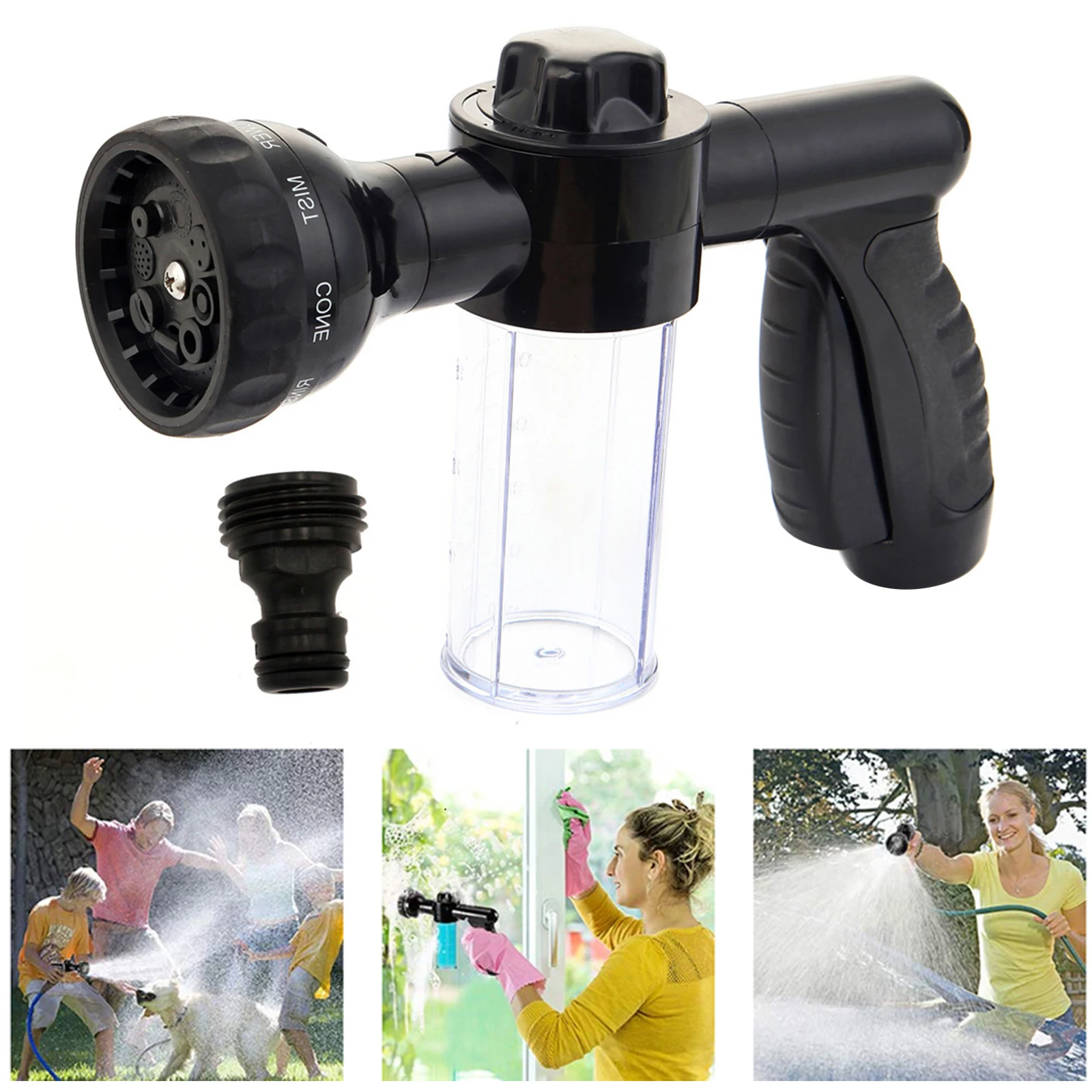 Garden Multi Gun Auto Foam Water Gun Car Washer Water Gun High Pressure Cleaning Car Washing Snow Foam Gun Watering Jet
Garden Multi Gun Auto Foam Water Gun Car Washer Water Gun High Pressure Cleaning Car Washing Snow Foam Gun Watering Jet