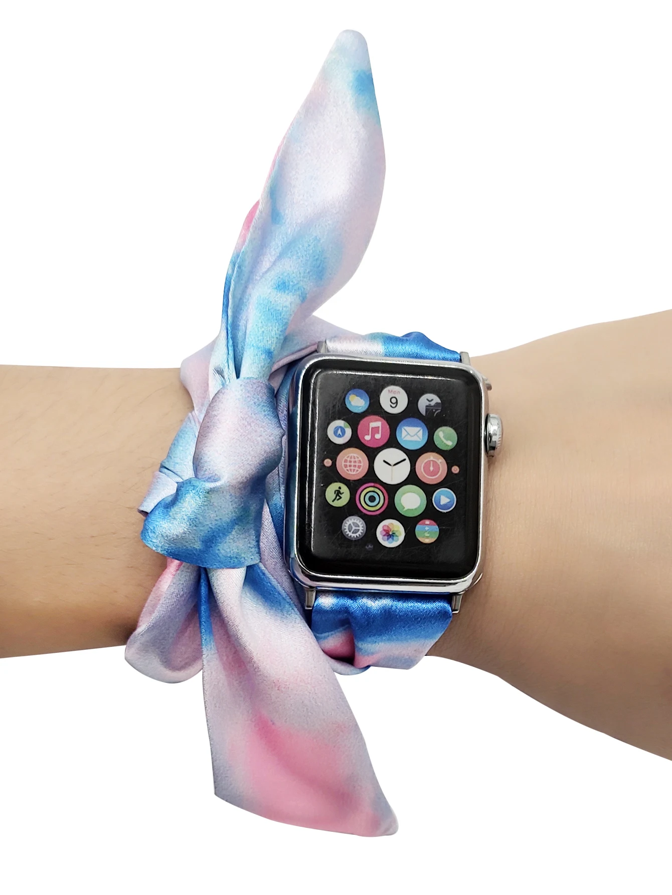 Scrunchie Strap for Apple Watch Band 44mm 40mm correa iwatch 38mm 42mm watchband Elastic bracelet apple watch serie 6 5 4 3 Se
Scrunchie Strap for Apple Watch Band 44mm 40mm correa iwatch 38mm 42mm watchband Elastic bracelet apple watch serie 6 5 4 3 Se