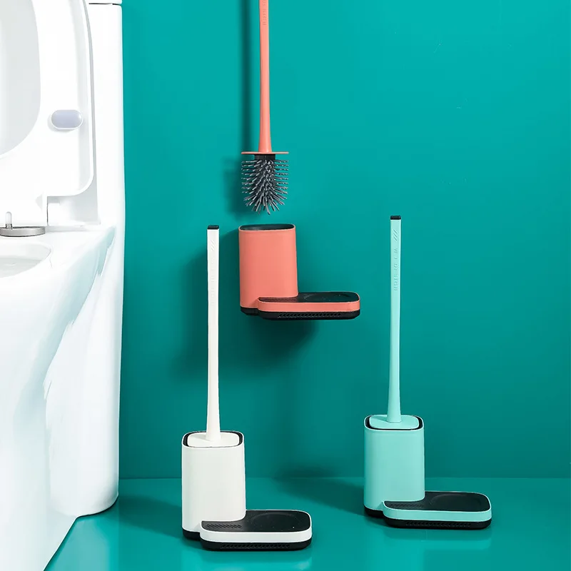 

Силиконовый подвесной держатель для туалетной щетки, современная ванная комната, чистящая щетка для туалета нордический пластик, унитаз, т...