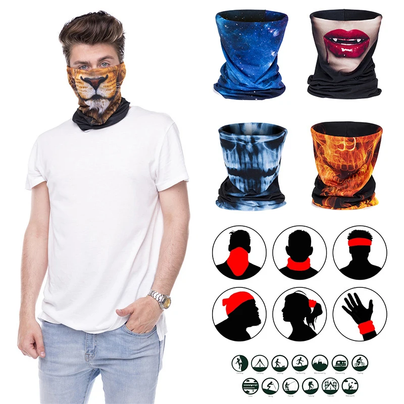 men Print Scarf Neck Gaiter Bandana Circle Loop Summer Sun Protective Neck Tube Ring Scarves Men high quality
men Print Scarf Neck Gaiter Bandana Circle Loop Summer Sun Protective Neck Tube Ring Scarves Men high quality