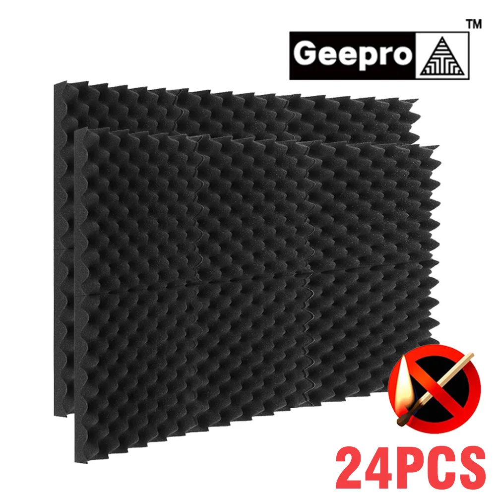 Звукоизоляционная акустическая панель Geepro, 12/24 шт., 30x30 см, звукоизоляционная пена, шумоизоляция для студийного акустического изолятора
Звукоизоляционная акустическая панель Geepro, 12/24 шт., 30x30 см, звукоизоляционная пена, шумоизоляция для студийного акустического изолятора