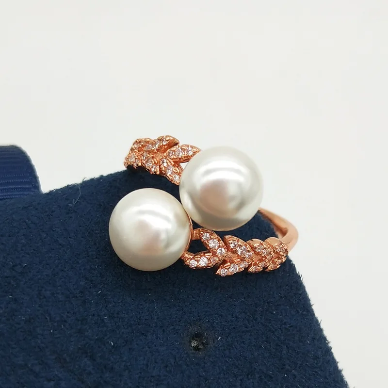 Party Zircon Leaf Ring Pearl Simple Popular Jewelry Open Rings For Women Wholesale Anillos Mujer Zk30
Party Zircon Leaf Ring Pearl Simple Popular Jewelry Open Rings For Women Wholesale Anillos Mujer Zk30