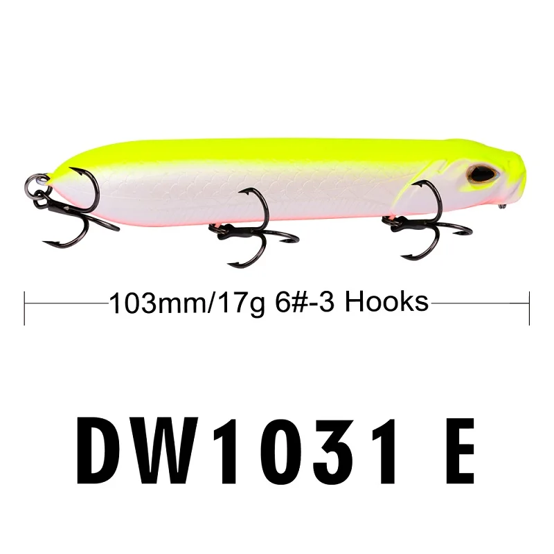 6Pc Top Quality Style Fishing Lures 6 color 17g-0.6oz/10.3cm-4.06" fishing tackle fishing bait With 3 Hook DW1031 New 2018 Lot
6Pc Top Quality Style Fishing Lures 6 color 17g-0.6oz/10.3cm-4.06" fishing tackle fishing bait With 3 Hook DW1031 New 2018 Lot