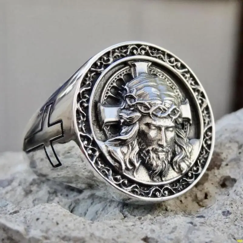 Vintage Jewelry Indie Jewelry Mens Rings Accessories Cheap Men Rings Aesthetic Rings Indie Popular Jesus Cross Ring Metal Ring
Vintage Jewelry Indie Jewelry Mens Rings Accessories Cheap Men Rings Aesthetic Rings Indie Popular Jesus Cross Ring Metal Ring