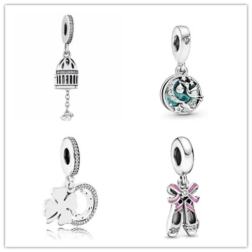 925 Sterling Silver Bead Charm Pink Ballerina Shoes Dangle Charm Fit pan Bracelets & Necklace Women Diy Jewelry
925 Sterling Silver Bead Charm Pink Ballerina Shoes Dangle Charm Fit pan Bracelets & Necklace Women Diy Jewelry