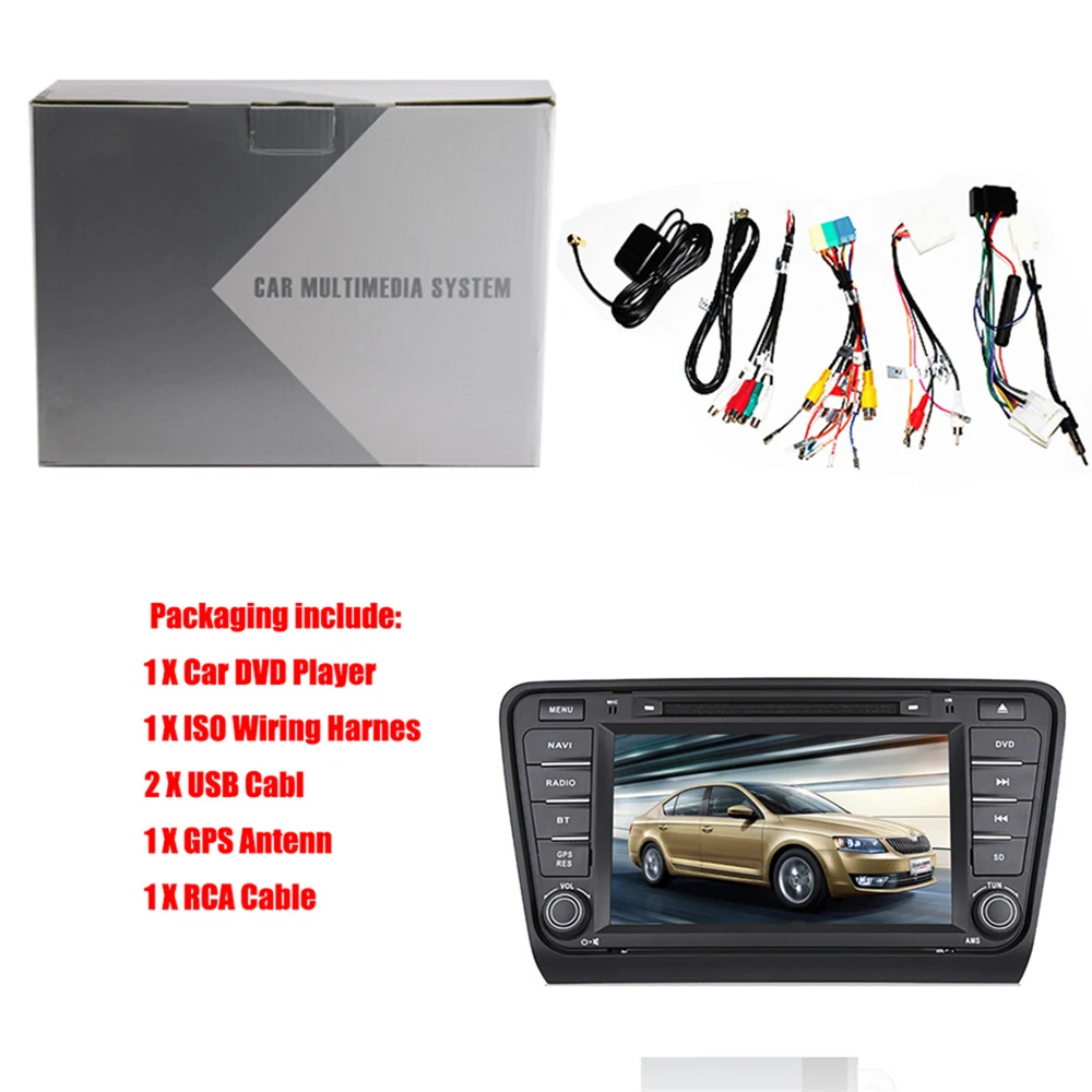 Touch Screen Double Din Car Radio Android GPS Navigation Navitel Car Stereo with Display for Skoda Octavia Support 4K Video 4G
Touch Screen Double Din Car Radio Android GPS Navigation Navitel Car Stereo with Display for Skoda Octavia Support 4K Video 4G