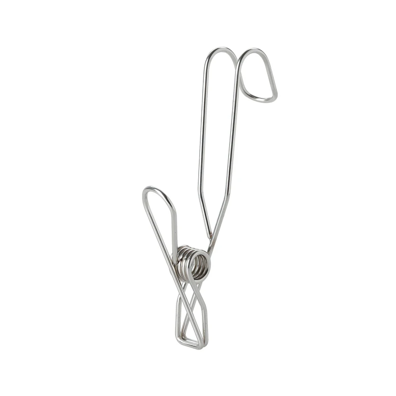 SHIMOYAMA 4pcs Long Hook Type Stainless Steel Wire Clips Washing Line Clothes Pegs Hang Pins
SHIMOYAMA 4pcs Long Hook Type Stainless Steel Wire Clips Washing Line Clothes Pegs Hang Pins