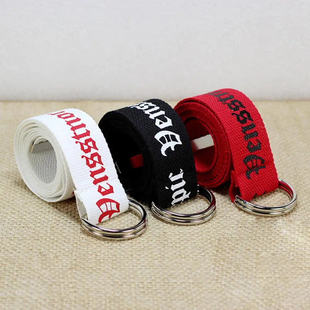 New Canvas Belt Unisex Print Belt Fashion Double Ring Buckle Accessory Clothes Gift Men Female Belts
New Canvas Belt Unisex Print Belt Fashion Double Ring Buckle Accessory Clothes Gift Men Female Belts
