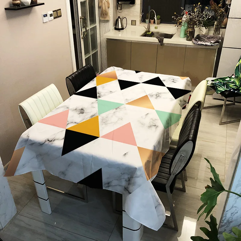 Geometric Polyester Printed Tablecloth Waterproof Oil-resistant Stain-resistant Table Cloth Dining Table Cover For House
Geometric Polyester Printed Tablecloth Waterproof Oil-resistant Stain-resistant Table Cloth Dining Table Cover For House