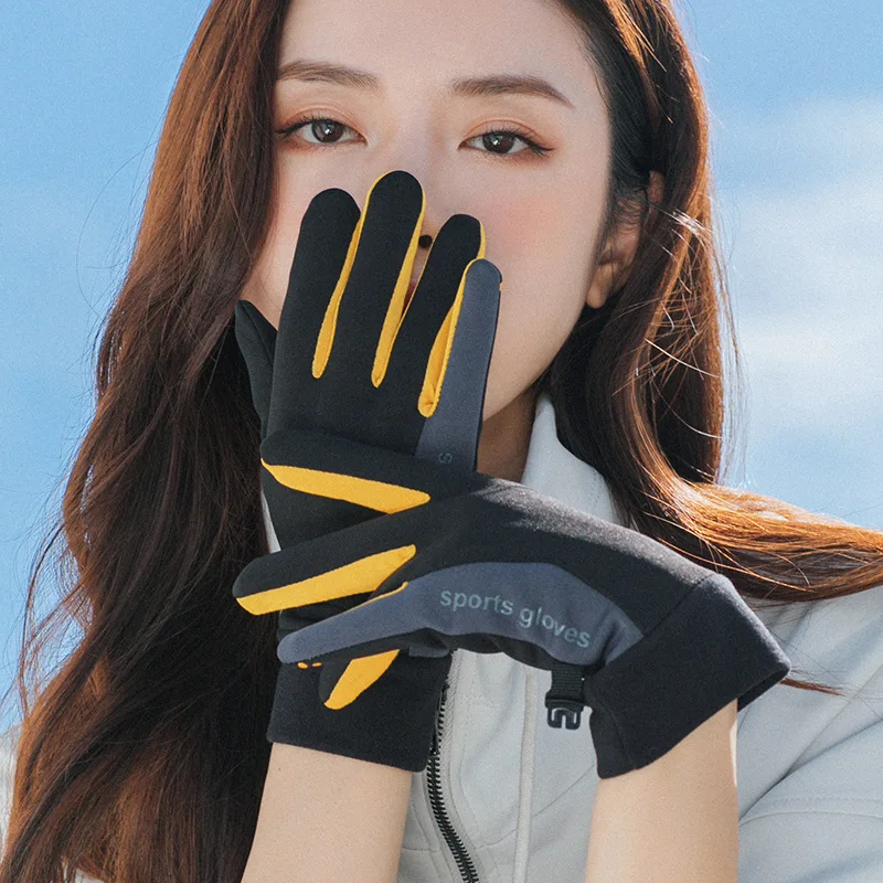 2021 New Warm Touch Screen Gloves Winter New Contrast Color Wind and Cold Finger Gloves Women Outdoor Sports Non-slip Ski Gloves
2021 New Warm Touch Screen Gloves Winter New Contrast Color Wind and Cold Finger Gloves Women Outdoor Sports Non-slip Ski Gloves