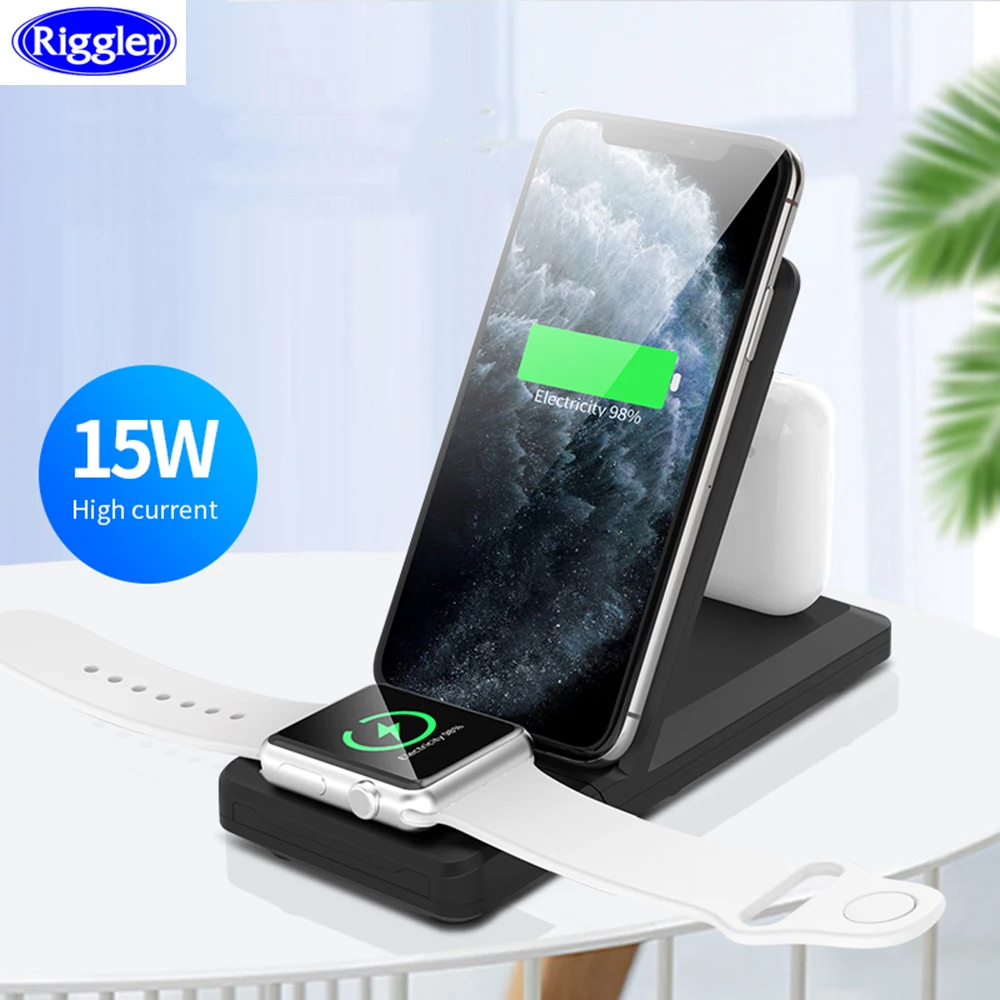 Multifunction 15W Phone Charger 3 in 1 Wireless Charge Holder Station forAirpods forIwatch charger forHuawei Mate30pro P30pro
Multifunction 15W Phone Charger 3 in 1 Wireless Charge Holder Station forAirpods forIwatch charger forHuawei Mate30pro P30pro