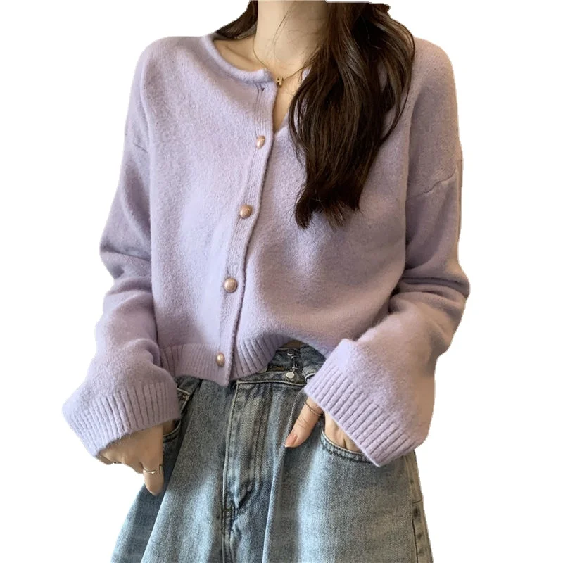 2021New Autumn sweater Knit Cardigans Sweater Women V Neck Loose elegaht Thicked Pull Femme Short Casual Coat BB-092
2021New Autumn sweater Knit Cardigans Sweater Women V Neck Loose elegaht Thicked Pull Femme Short Casual Coat BB-092