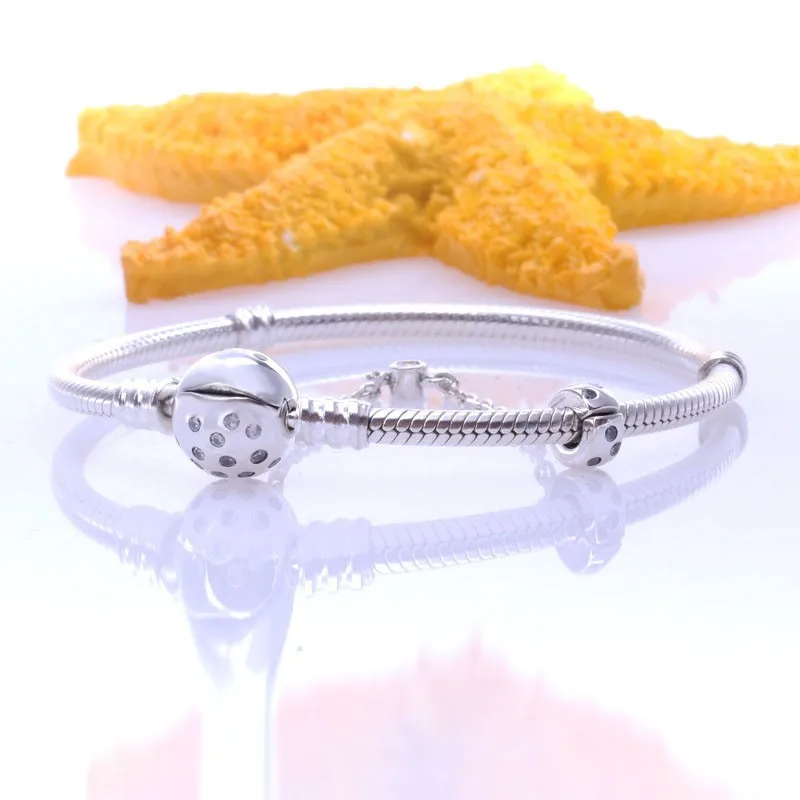 925 брелок Silver Pan Bracelet Round With Crystal Safety Chain Button Pan Bracelet Fit European Charm Bracelets Women Jewelry
925 брелок Silver Pan Bracelet Round With Crystal Safety Chain Button Pan Bracelet Fit European Charm Bracelets Women Jewelry