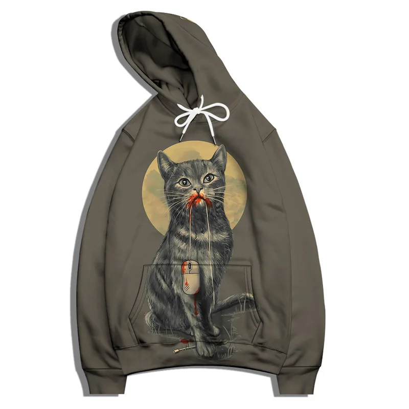 Oversize 5XL 6XL Men Women Hoodies Cat Print Color Pullover Tops Casual Loose Tracksuit Sweatshirt Hooded Harajuku Streetwear 
Oversize 5XL 6XL Men Women Hoodies Cat Print Color Pullover Tops Casual Loose Tracksuit Sweatshirt Hooded Harajuku Streetwear