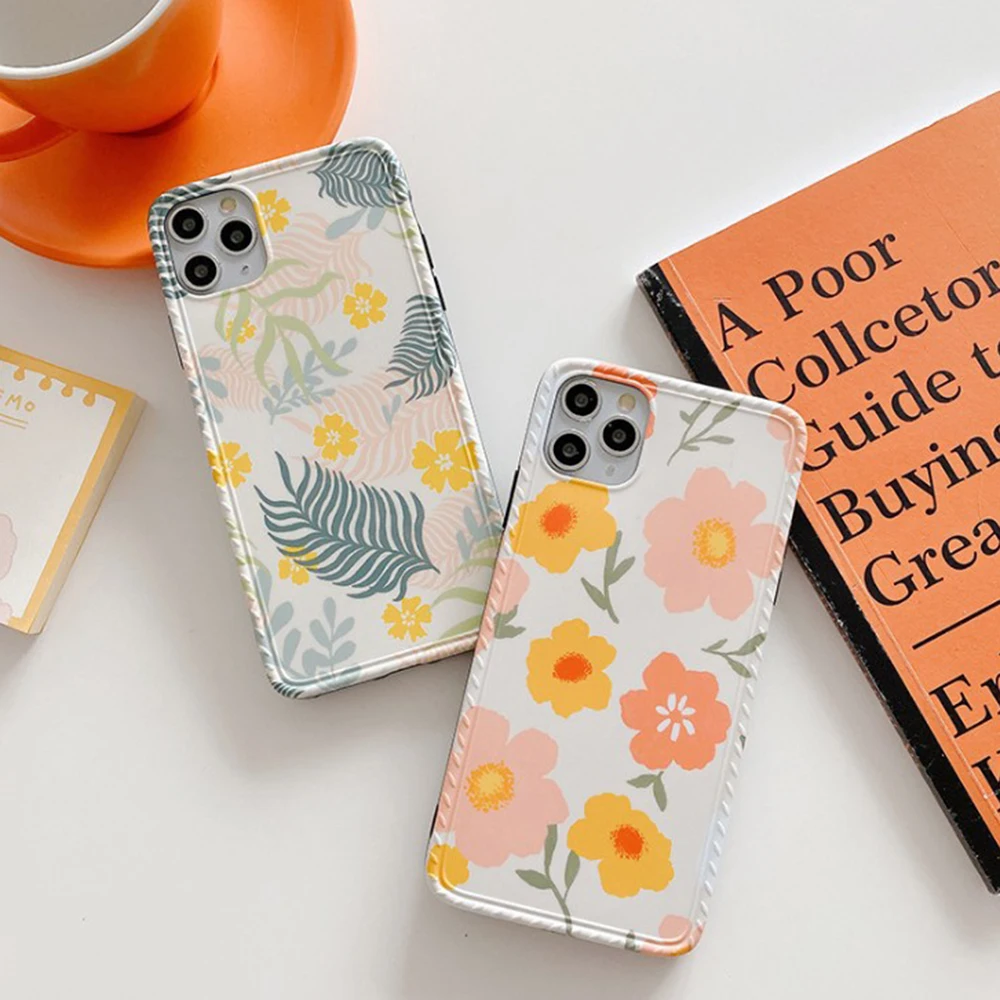 Cute Flowers Phone Case For iPhone 11 Pro XS MAX X XR 7 8 Plus Spring Floral Special Design Anti-Slip Frame Protective Back Case
Cute Flowers Phone Case For iPhone 11 Pro XS MAX X XR 7 8 Plus Spring Floral Special Design Anti-Slip Frame Protective Back Case