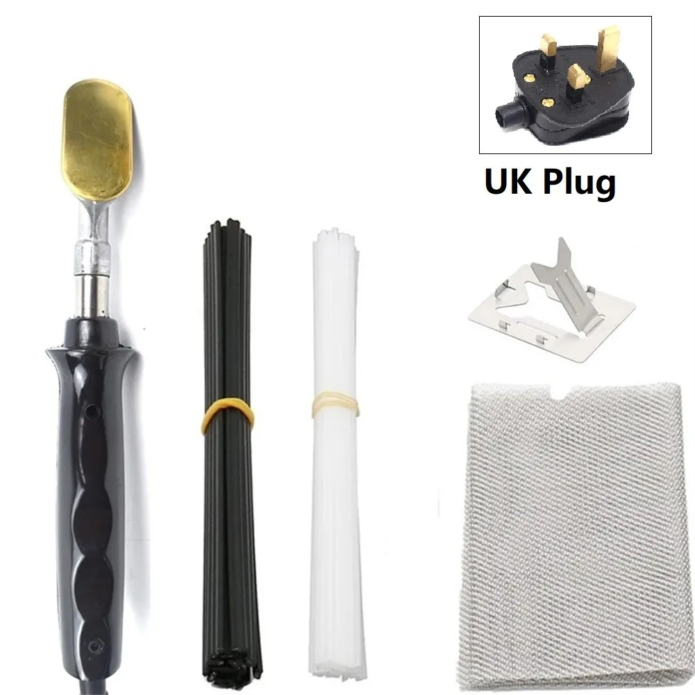 Electric Soldering Iron With Plastic Handle Flat Tip For Car Bumper Repair 50W 220V Plastic Crack Repair Spatula Smoothing Tool
Electric Soldering Iron With Plastic Handle Flat Tip For Car Bumper Repair 50W 220V Plastic Crack Repair Spatula Smoothing Tool