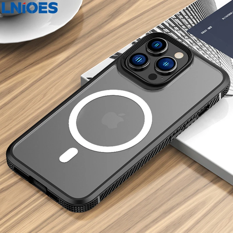 Чехол LNIOES для iPhone 13, Магнитный чехол 13 Pro из углеродного волокна, матовый прозрачный чехол с беспроводным зарядным устройством для iPhone 13 Pro MAX,...
Чехол LNIOES для iPhone 13, Магнитный чехол 13 Pro из углеродного волокна, матовый прозрачный чехол с беспроводным зарядным устройством для iPhone 13 Pro MAX,...