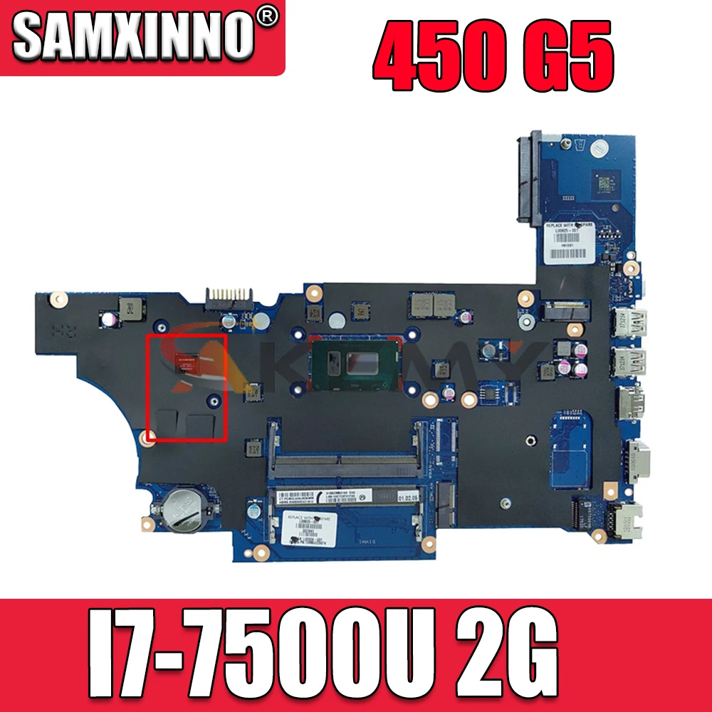 Материнская плата Akemy X8C для HP, материнская плата для ноутбука Probook 450 G5 DA0X8CMB6E0 100% Протестировано ОК! W/ I7-7500U Процессор + 2GB-GPU 
Материнская плата Akemy X8C для HP, материнская плата для ноутбука Probook 450 G5 DA0X8CMB6E0 100% Протестировано ОК! W/ I7-7500U Процессор + 2GB-GPU