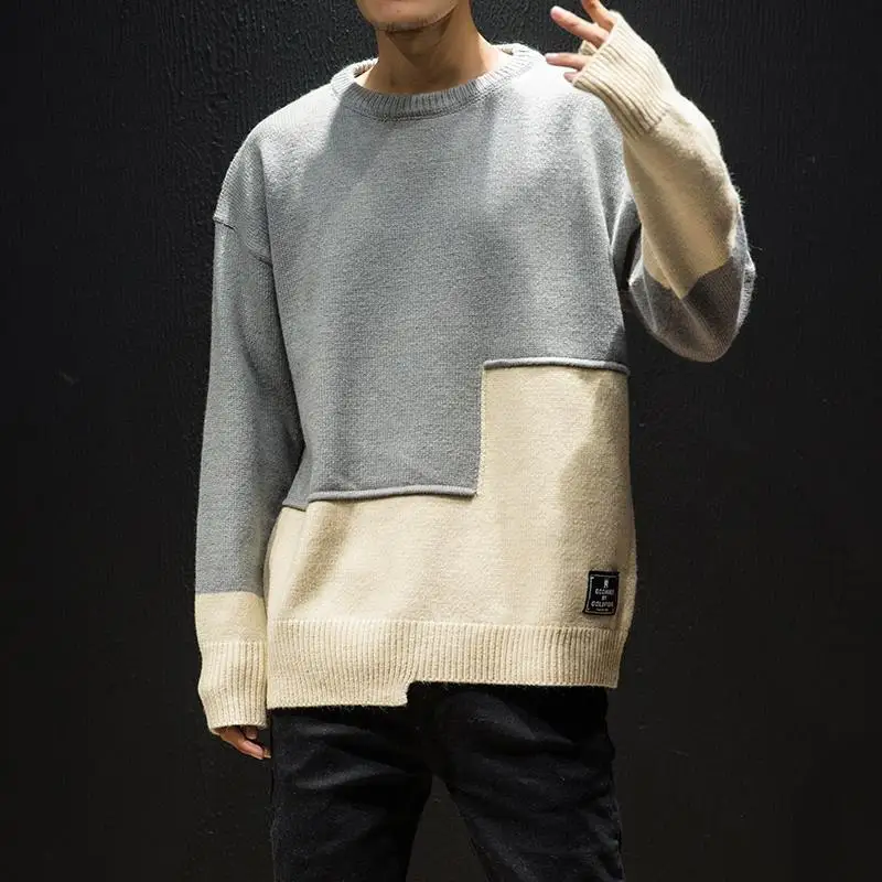 E-BAIHUI Patchwork Sweater Oversize Half Turtleneck Casual Loose High Street Pullover Hip Hop Fashion Knitted Harajuku Knitwear
E-BAIHUI Patchwork Sweater Oversize Half Turtleneck Casual Loose High Street Pullover Hip Hop Fashion Knitted Harajuku Knitwear