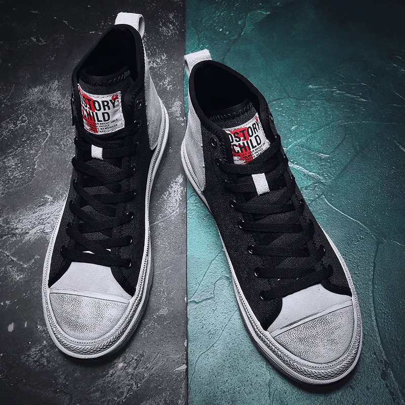Mens Trainers 2020 Black Casual Shoes Men Sneakers High Top Sneaker Canvas With A Hot Man Zapatillas Negras Shoe Mens Sale
Mens Trainers 2020 Black Casual Shoes Men Sneakers High Top Sneaker Canvas With A Hot Man Zapatillas Negras Shoe Mens Sale