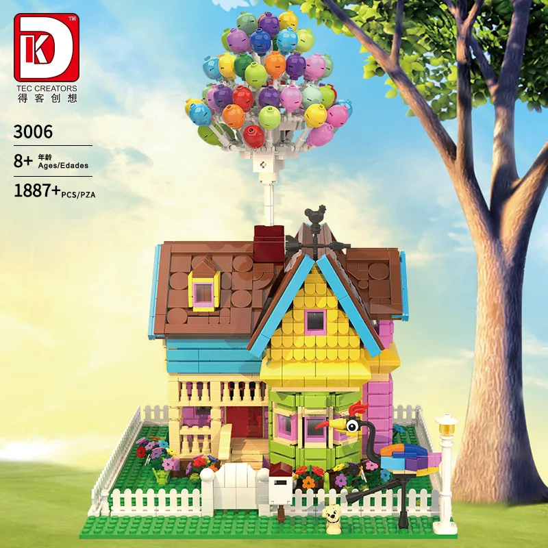 DK3006 Creativity MOC Floating Balloon House Modular City Street View Series Children Assemble Toy Blocks Christmas Present
DK3006 Creativity MOC Floating Balloon House Modular City Street View Series Children Assemble Toy Blocks Christmas Present