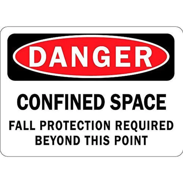 Danger Confined Space Fall Protection Required Tin Sign art wall decoration,vintage aluminum retro metal sign
Danger Confined Space Fall Protection Required Tin Sign art wall decoration,vintage aluminum retro metal sign