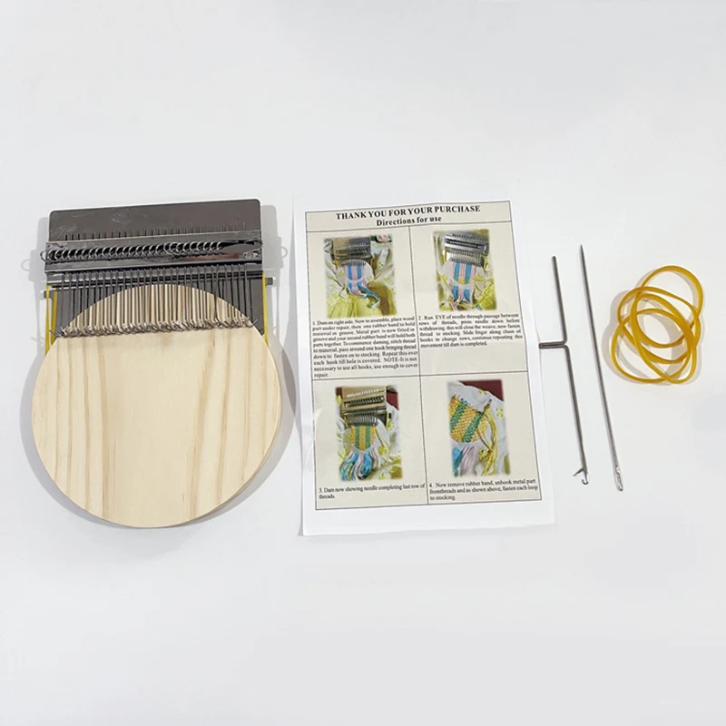 Small Loom Portable Darning Machine Cloth Repair Accessory Multifunction Knitting Tool for Mending Clothes Jeans Socks
Small Loom Portable Darning Machine Cloth Repair Accessory Multifunction Knitting Tool for Mending Clothes Jeans Socks