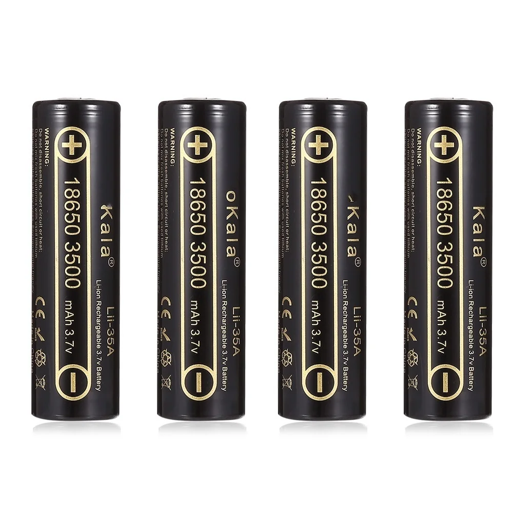 18650 3500mAh 3.7V Li-Ion Rechargeable Battery 10A Lithium Battery HK-35A High Drain For Flashinglight Vaping
18650 3500mAh 3.7V Li-Ion Rechargeable Battery 10A Lithium Battery HK-35A High Drain For Flashinglight Vaping