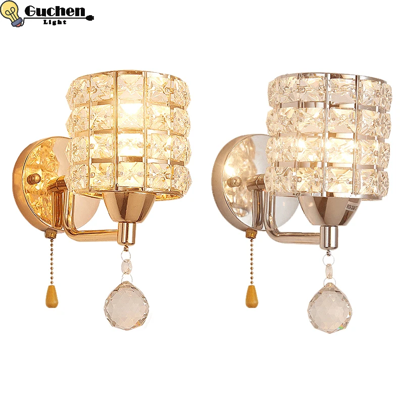 modern Crystal wall lamp Indoor Lighting Fixture For Home Bedside Bedroom Living Room Aisle gold wall sconces Decoration LED
modern Crystal wall lamp Indoor Lighting Fixture For Home Bedside Bedroom Living Room Aisle gold wall sconces Decoration LED