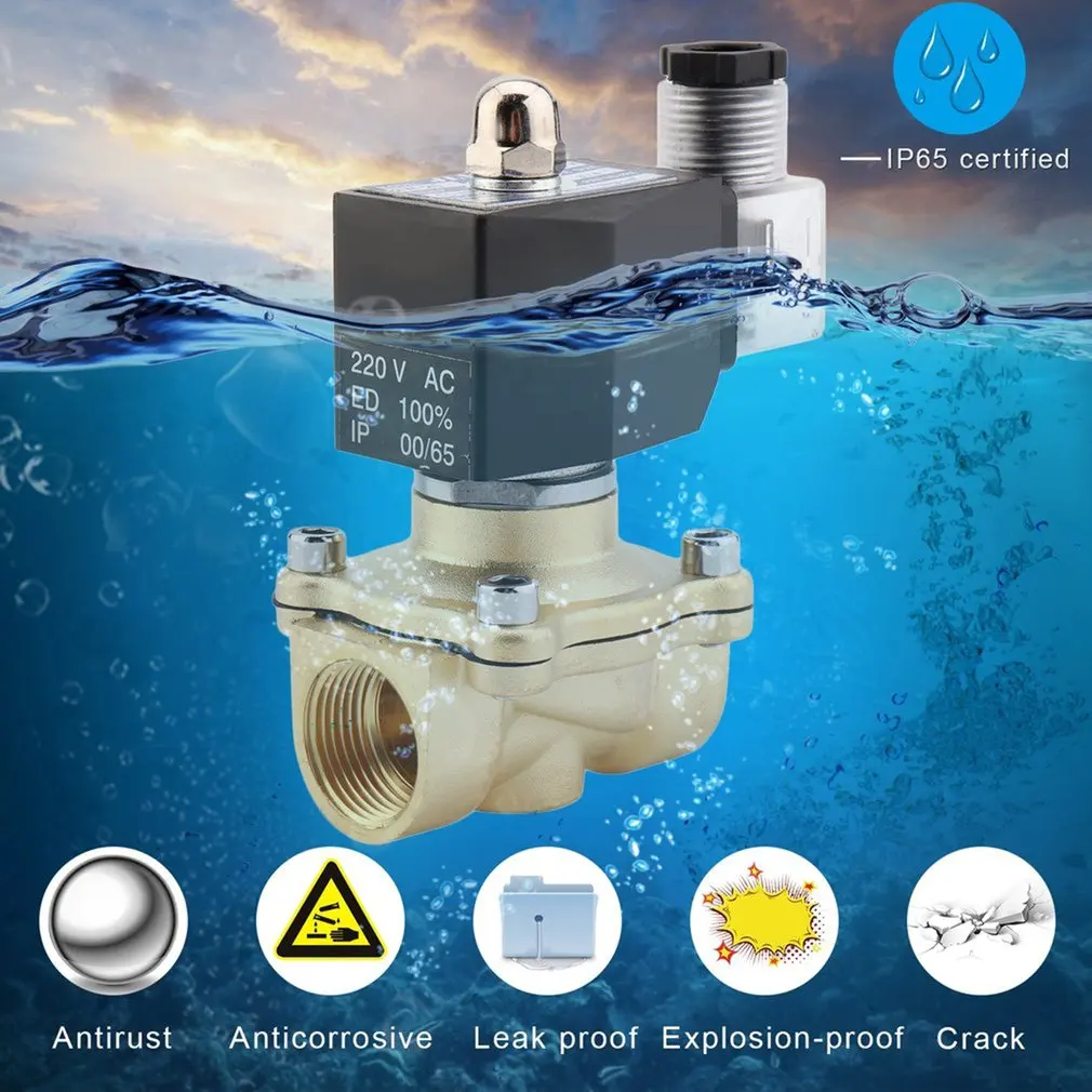 Practical 3/4 Inch AC 220V 2W Square Coil Pure Copper Direct Acting Solenoid Valve Single Electromagnetic Valve High Quality
Practical 3/4 Inch AC 220V 2W Square Coil Pure Copper Direct Acting Solenoid Valve Single Electromagnetic Valve High Quality