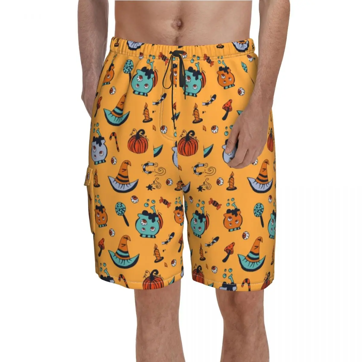 Halloween Pumpkin Eyeball Candy Board Shorts Funny Swimming Trunks Polyester Men Beach Funny Swim Trunks
Halloween Pumpkin Eyeball Candy Board Shorts Funny Swimming Trunks Polyester Men Beach Funny Swim Trunks