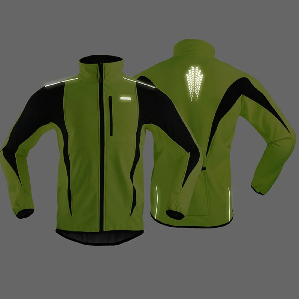 ARSUXEO зимняя велосипедная куртка флисовая теплая одежда ветрозащитный
