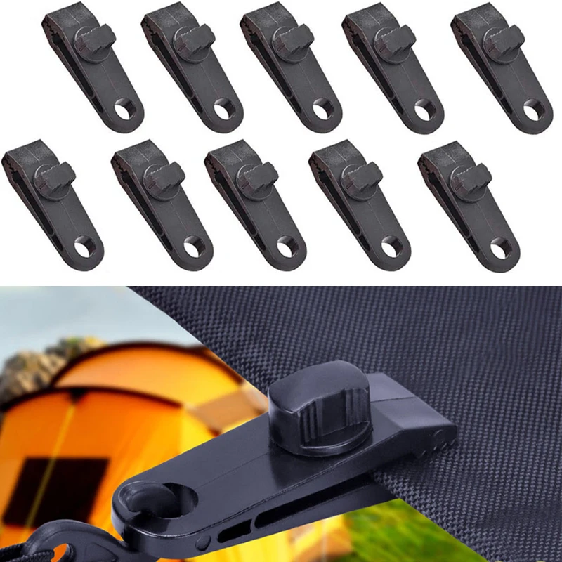 10pcs Hook Windproof Clamp Set Survival Grommet Tent Clips Buckle Awning Tent DIY Tarp Fixed Outdoor Grip Trap Tighten
10pcs Hook Windproof Clamp Set Survival Grommet Tent Clips Buckle Awning Tent DIY Tarp Fixed Outdoor Grip Trap Tighten